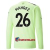 Virallinen Fanipaita Pitkähihainen Manchester City Mahrez 26 Kolmas Pelipaita 2022-23 - Miesten